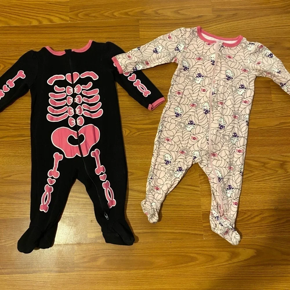 Set of 2 Halloween Jumpers size 6-9 Months (DO)